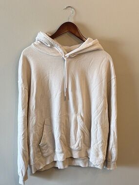 H&M women’s Cream Pullover Hoodie